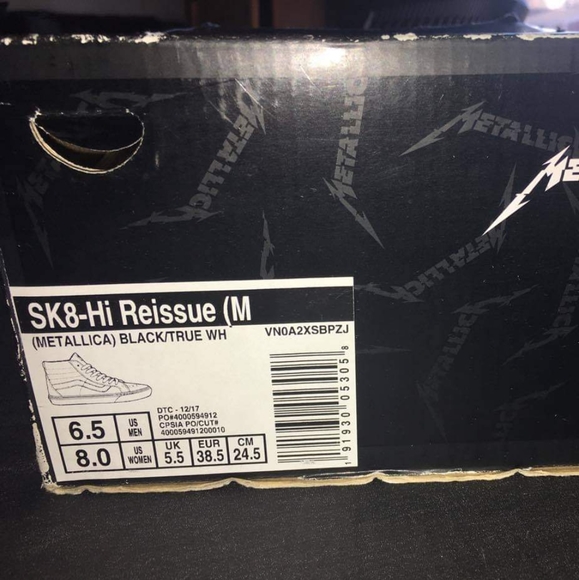 Sk8-Hi Reissue ( Metallica 2018 Vans ) - Picture 7 of 8